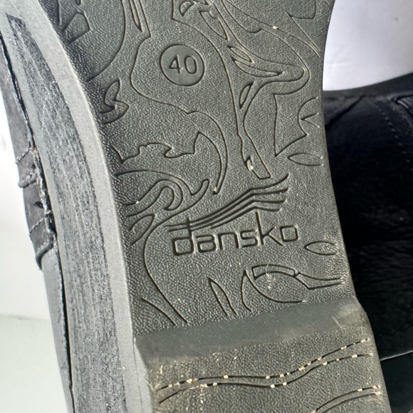 Dansko Shirley Black Wedge Bootie N5881 Size EU 40 - Picture 9 of 10